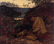 Henry Wallis The Stonebreaker oil painting on canvas